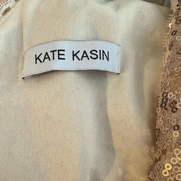 Kate Kasin Women Plus Size Dress Formal Evening Party, Rose Gold, Size 16 - Picture 5 of 6